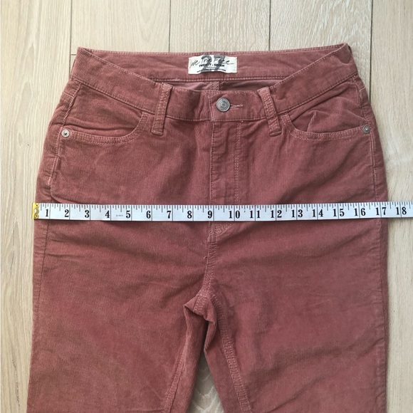 We The Free Free People Corduroy Raw Hem Pants in Rose Pink Size 27 - Picture 5 of 10